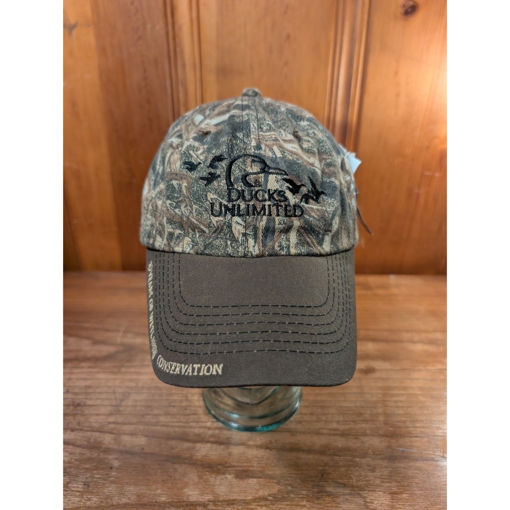 New Ducks Unlimited Wetlands Conservation Hat Cap Camouflage Strapback #1081